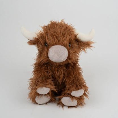 Hazel the highland cow weighted plush toy for anxiety 