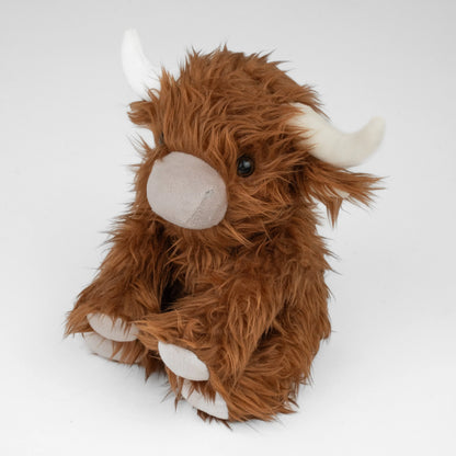 McCuddles Hazel The Brown Highland Cow Weighted Plush Toy